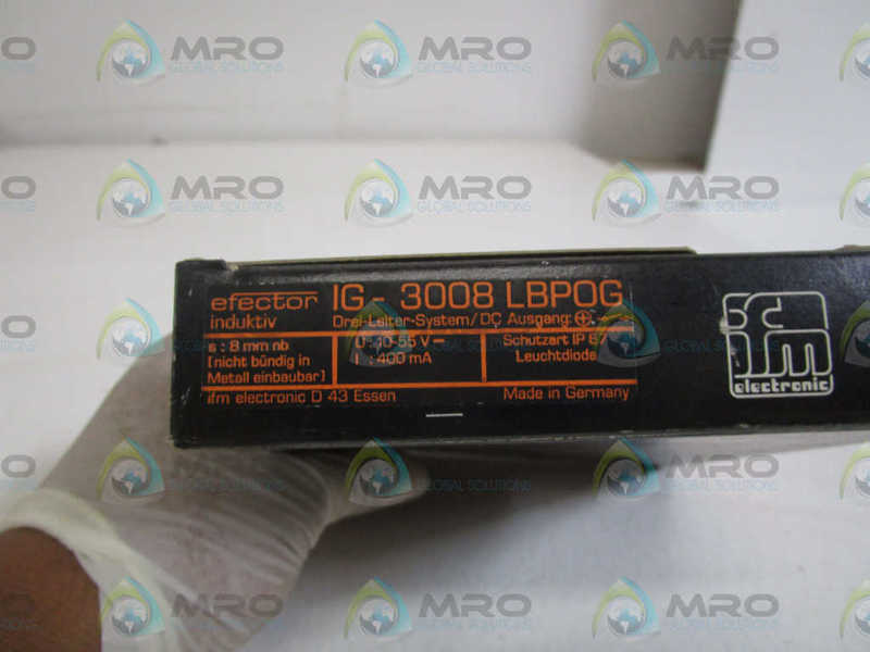 IFM EFECTOR IG-3008 LBPOG NSMP