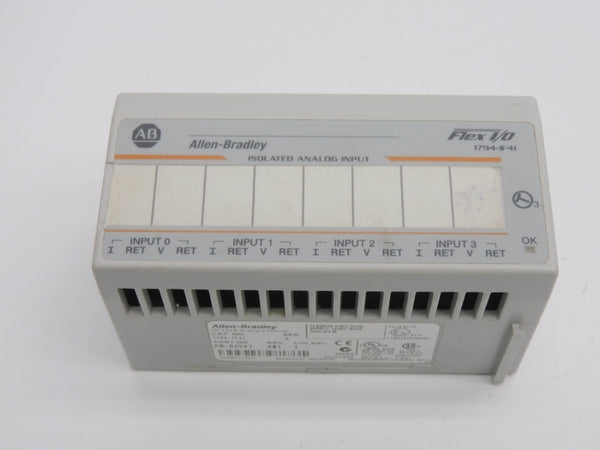 ALLEN BRADLEY 1794-IF4I SER. A F/W I REV. A01 24VDC UNMP