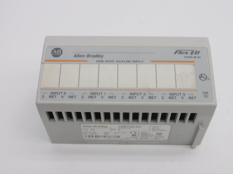 ALLEN BRADLEY 1794-IF4I SER. A F/W I REV. A01 24VDC UNMP
