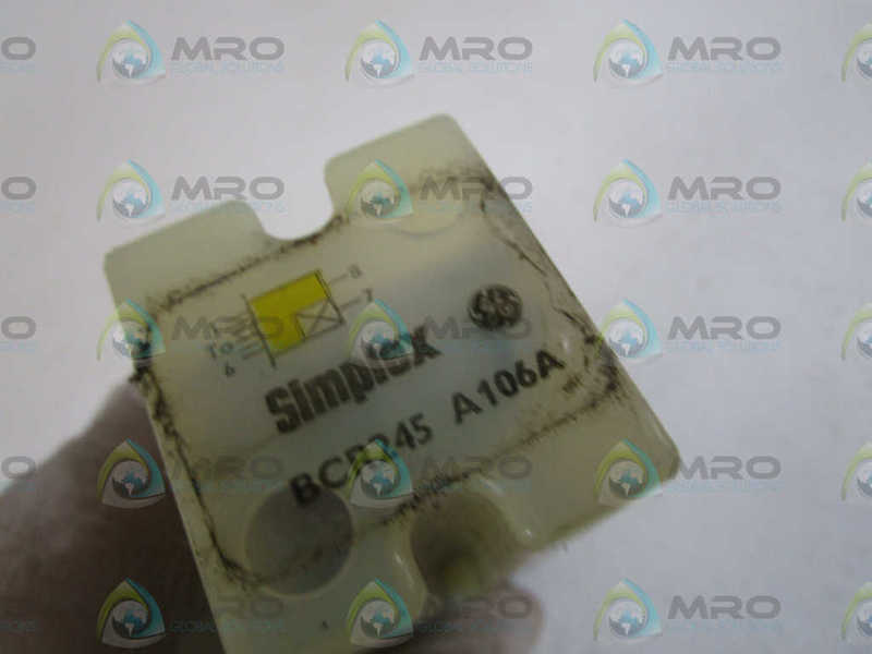 GENERAL ELECTRIC/SIMPLEX RELAY MODULE BCR245A106A UNMP