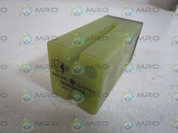 GENERAL ELECTRIC RELAY MODULE CR245G200A SER. A UNMP