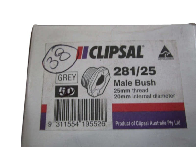 LOT OF 38 CLIPSAL MALE BUSH 281/25 NSMP