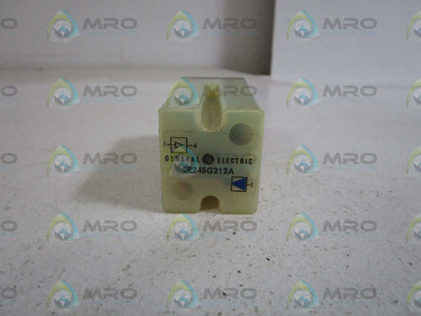 GENERAL ELECTRIC RELAY MODULE CR245G212A UNMP