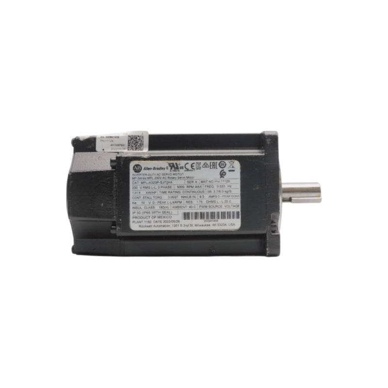 ALLEN BRADLEY MPL-A320P-SJ72AA SER. A 240VAC 9.0A NSNP