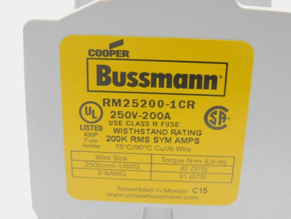 BUSSMANN RM25200-1CR 250V 200A NSNP