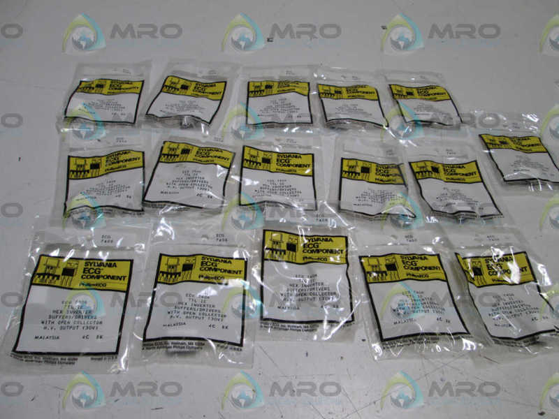 LOT OF 16 ECG HEX INVERTER 7406 NSMP