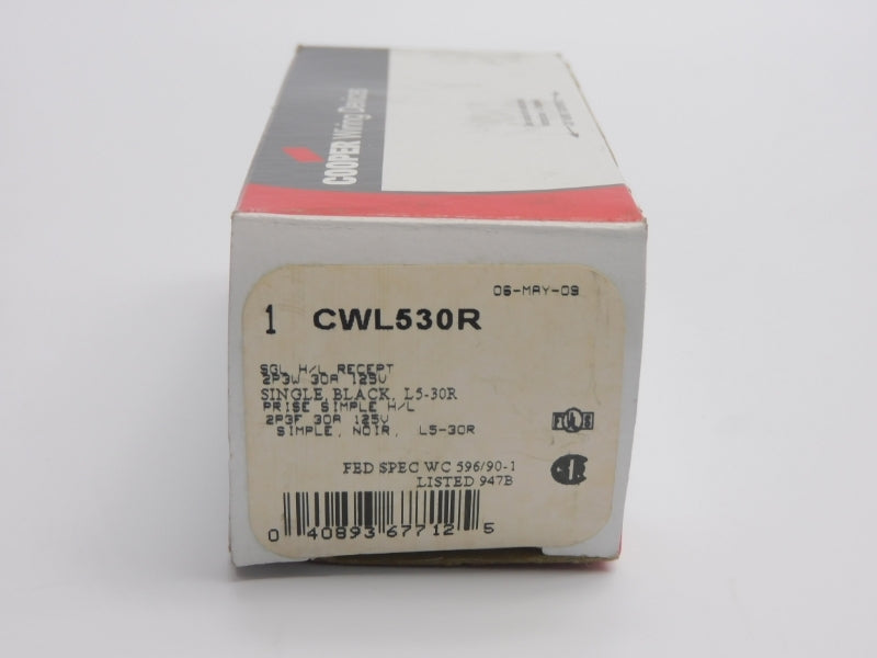 COOPER CWL530R 125V 30A NSMP