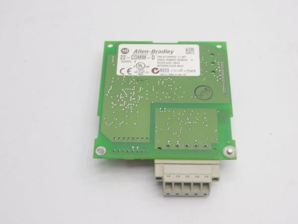 ALLEN BRADLEY 22-COMM-D SER. A F/W V1.007 24VDC UNMP