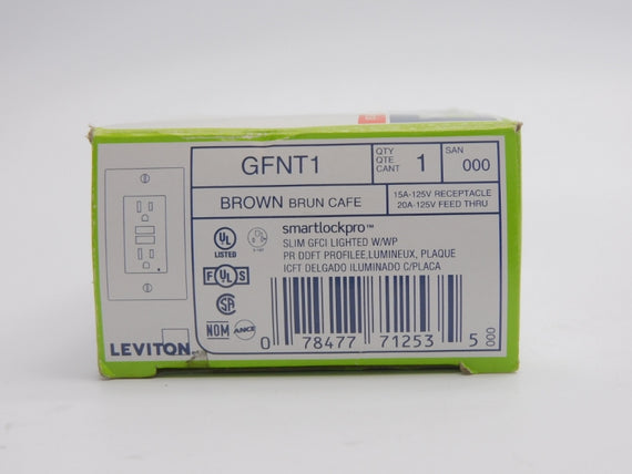 LEVITON GFNT1 125V 20A NSMP