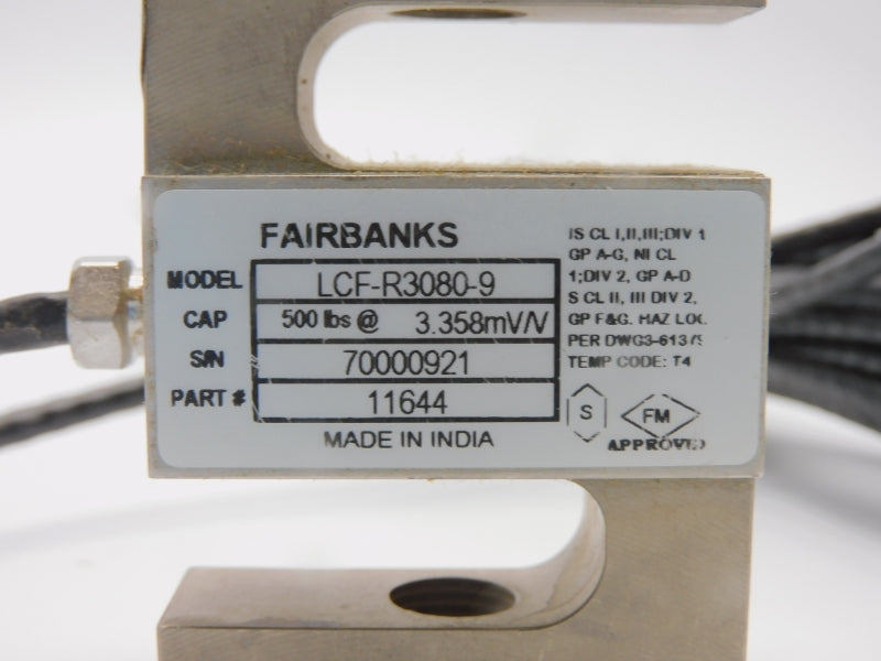 FAIRBANKS LCF-R3080-0 11644 3.358MV/V NSMP