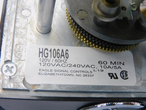 EAGLE SIGNAL HG106A6 120/240VAC 10A 60M NSMP