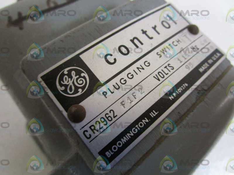 GENERAL ELECTRIC CR2962-F1F2 UNMP