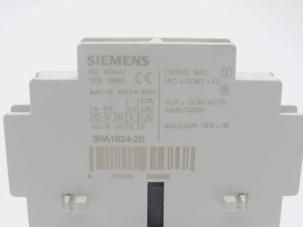 SIEMENS 3RA1924-2B 690V 10A UNMP