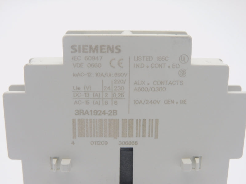 SIEMENS 3RA1924-2B 690V 10A UNMP