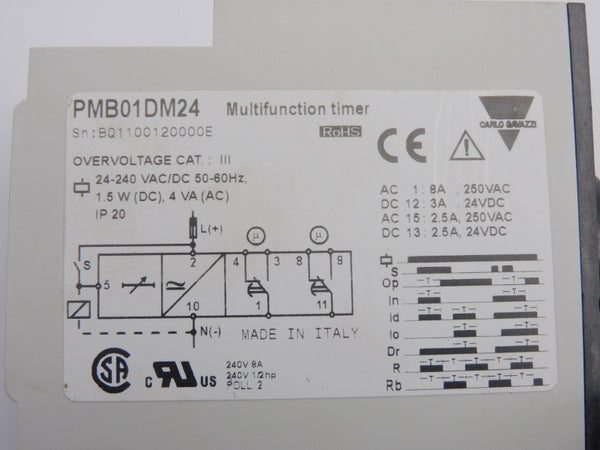 CARLO GAVAZZI PMB01DM24 24-240VAC/DC 8A NSMP