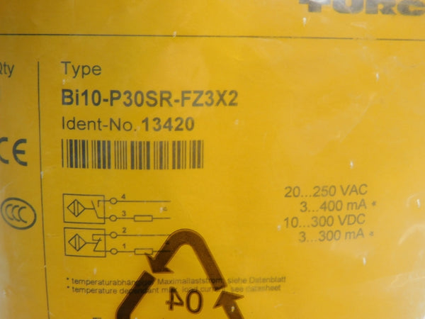 TURCK BI10-P30SR-FZ3X2 13420 10-300VDC NSMP
