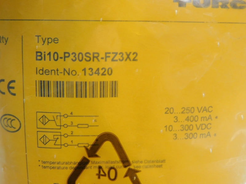 TURCK BI10-P30SR-FZ3X2 13420 10-300VDC NSMP