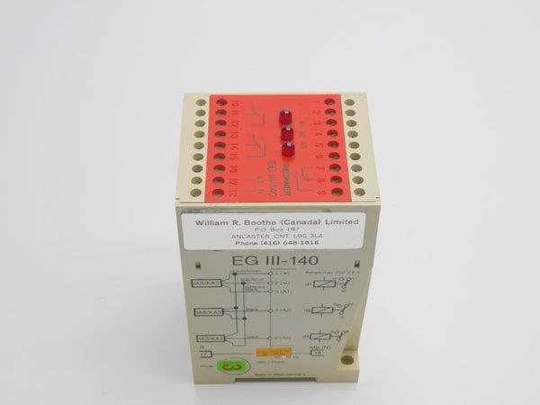 RECHNER EGIII-140 110/120VAC 6A UNMP
