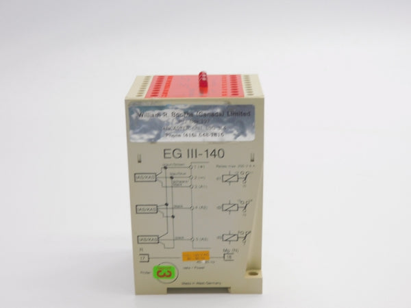 RECHNER EGIII-140 110/120VAC 6A UNMP