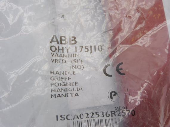 ABB 1SCA022536R2570 OHY175J10 NSMP
