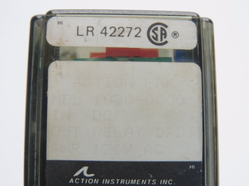 ACTION INSTRUMENTS 1080-0000 120VAC UNMP