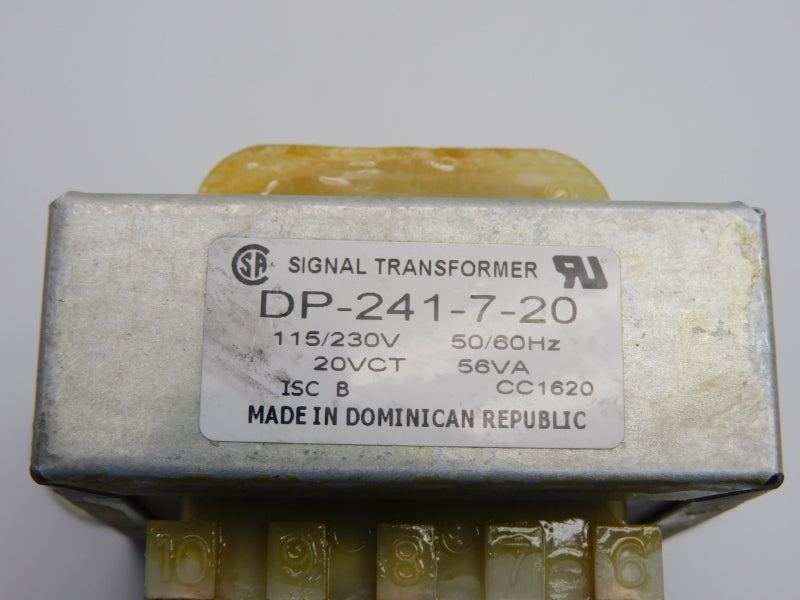 SIGNAL TRANSFORMER DP-241-7-20 115/230V NSNP