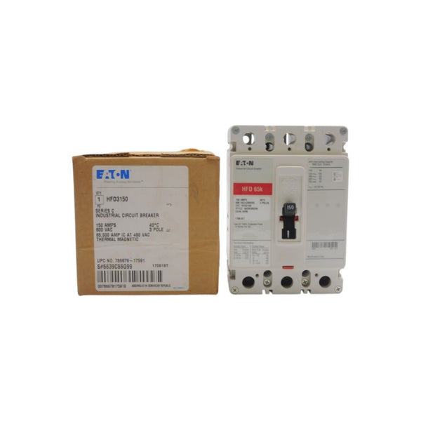 EATON HFD3150 SER. C 600VAC 150A NSMP