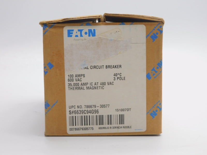 EATON FD3100L 600VAC 100A NSMP