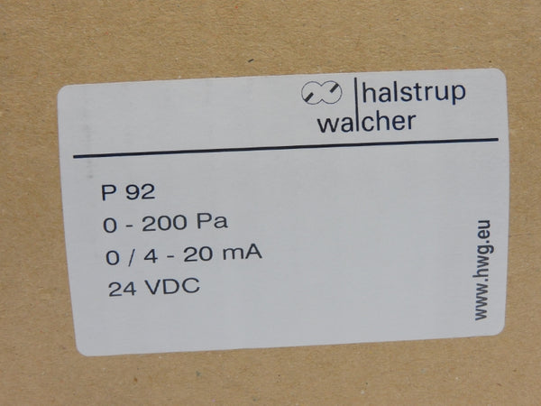 HALSTRUP WALCHER P92 24VDC NSMP