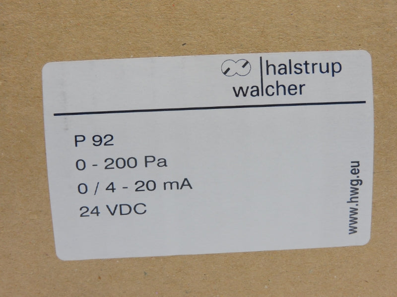HALSTRUP WALCHER P92 24VDC NSMP