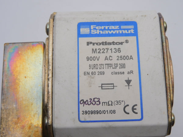 FERRAZ SHAWMUT 9URD273TTFPLSLP2500 M227136 900VAC 2500A NSNP