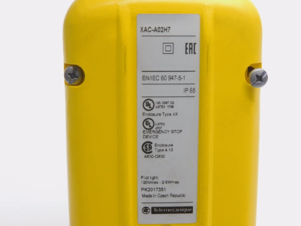 TELEMECANIQUE XAC-A02H7 120V NSNP