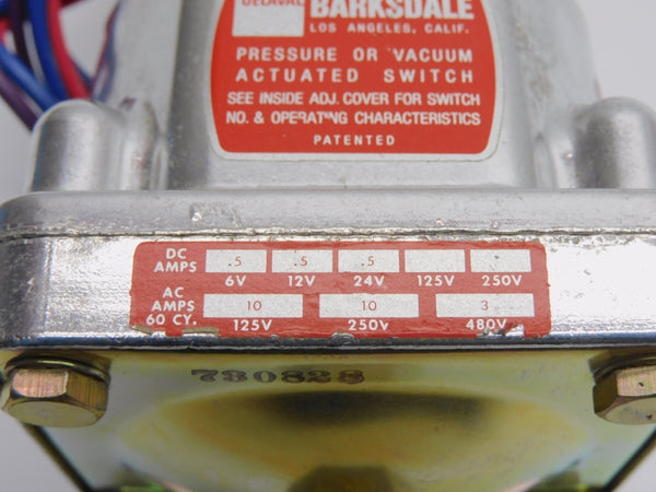 BARKSDALE D2H-H18 480V 10A .4-18PSI NSNP
