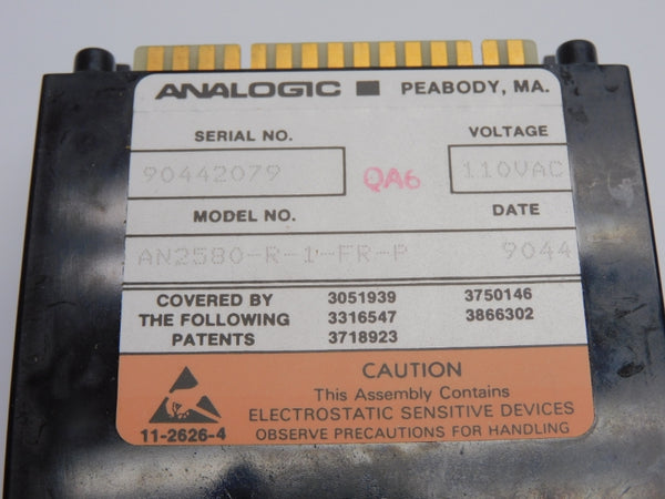 ANALOGIC AN2580-R-1-FR-P 110VAC UNMP