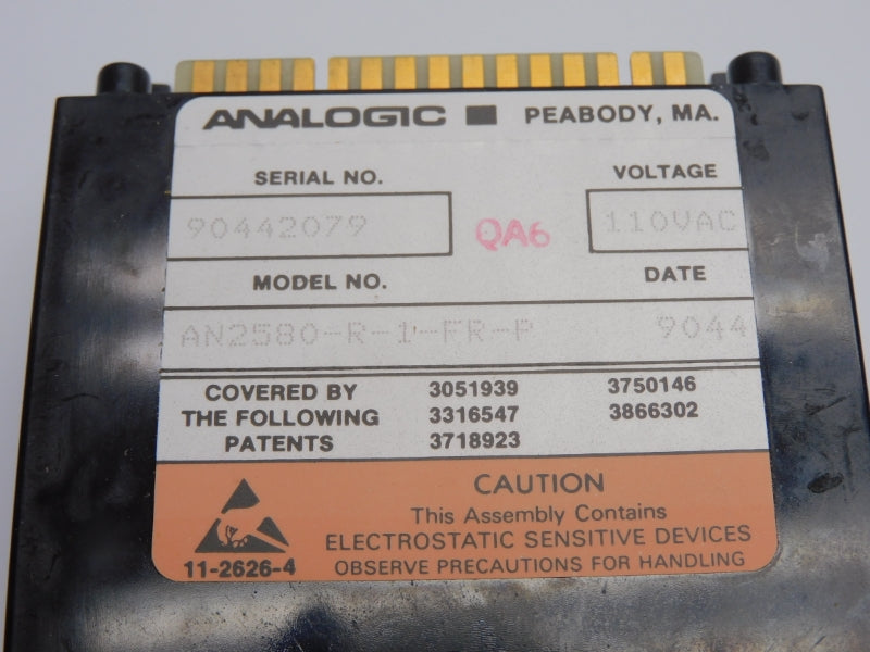 ANALOGIC AN2580-R-1-FR-P 110VAC UNMP