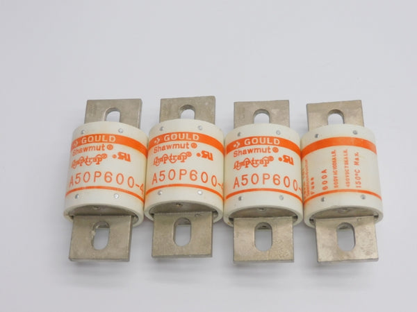 GOULD SHAWMUT A50P600-4 500V 600A (PKG OF 4) NSMP