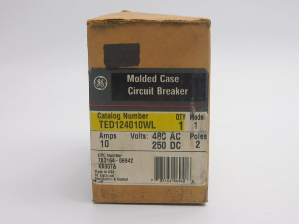 GENERAL ELECTRIC TED124010WL 480VAC 10A (GREEN) NSMP