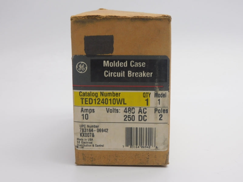 GENERAL ELECTRIC TED124010WL 480VAC 10A (GREEN) NSMP