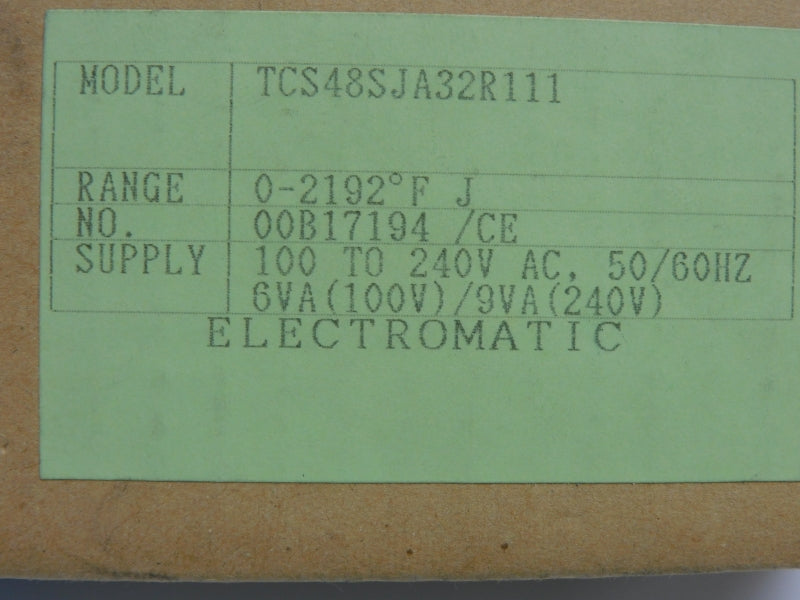 ELECTROMATIC TCS48SJA32R111 100-240VAC NSMP
