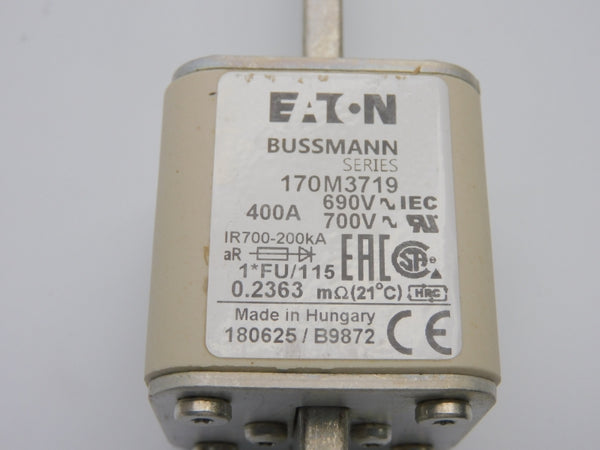 EATON 170M3719 690V 400A (PKG OF 2) NSMP