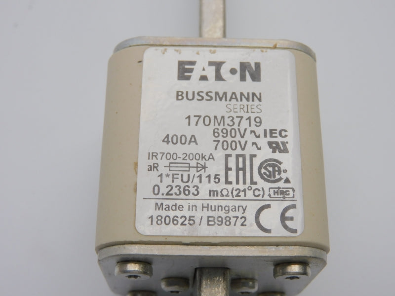EATON 170M3719 690V 400A (PKG OF 2) NSMP