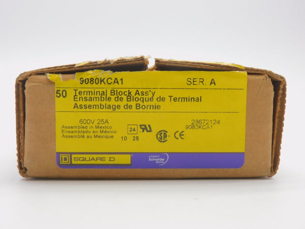 SQUARE D 9080KCA1 SER. A 600V 25A (PKG OF 50) NSMP