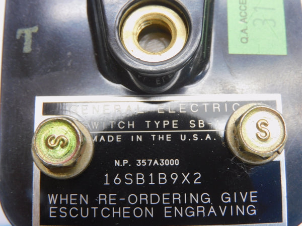 GENERAL ELECTRIC 16SB1B9X2 NSNP