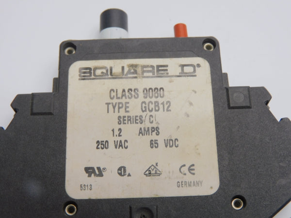 SQUARE D 9080GCB12 SER. C 250VAC 1.2A NSNP