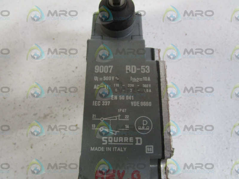SQUARE D  9007 BD-53 REV. G UNMP