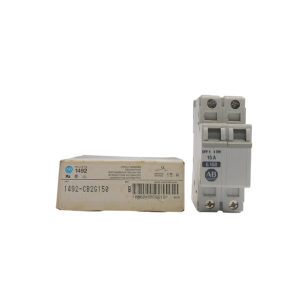 ALLEN BRADLEY 1492-CB2G150 SER. B 480VAC 15A (BK/BL) NSMP