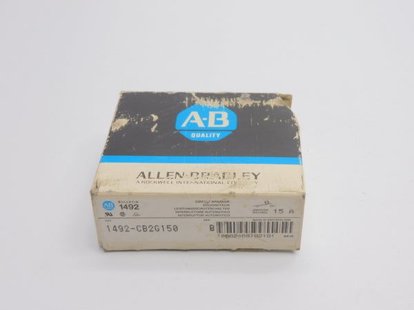 ALLEN BRADLEY 1492-CB2G150 SER. B 480VAC 15A (BK/BL) NSMP