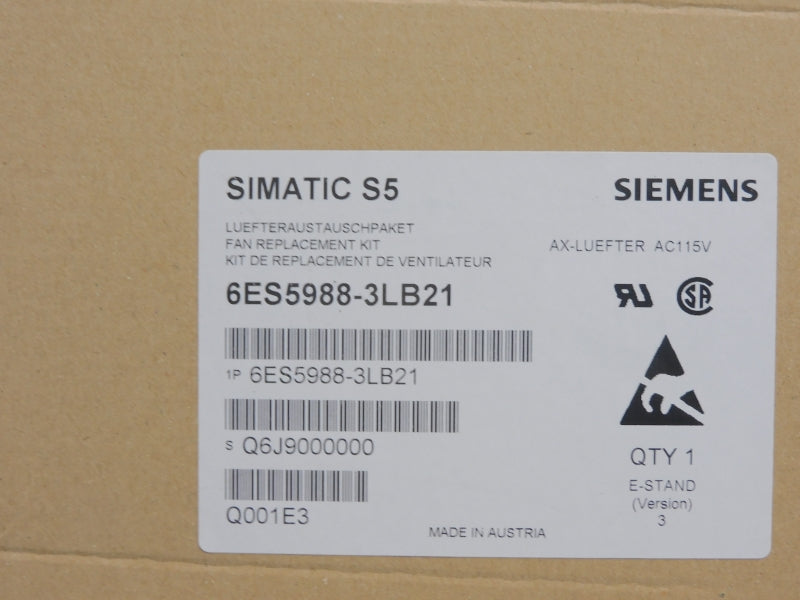 SIEMENS 6ES5988-3LB21 VER. 3 115VAC NSMP