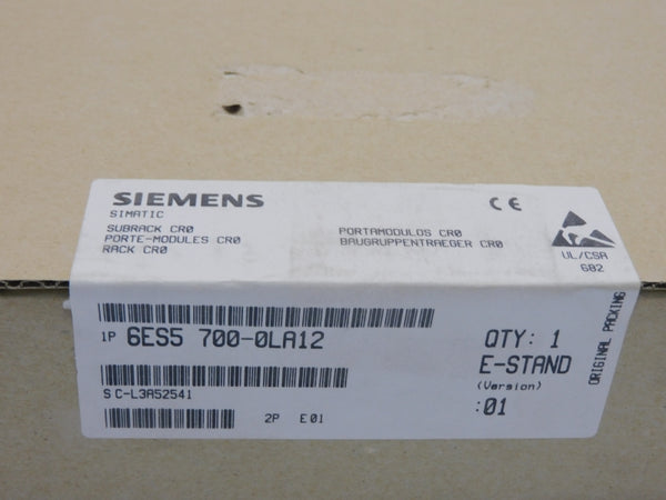 SIEMENS 6ES5700-0LA12 VER. 01 NSFS