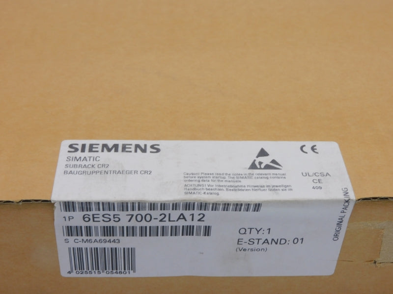 SIEMENS 6ES5700-2LA12 VER. 01 NSFS